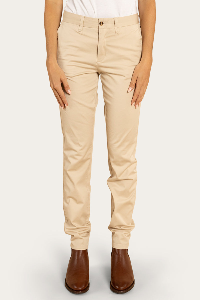 Samford Womens Slim Chino Pant - Bone