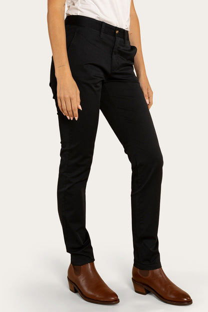 Samford Womens Slim Chino Pant - Dark Navy