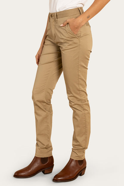 Samford Womens Slim Chino Pant - Clay