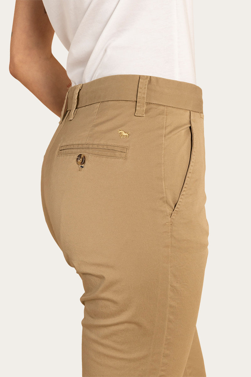 Samford Womens Slim Chino Pant - Clay