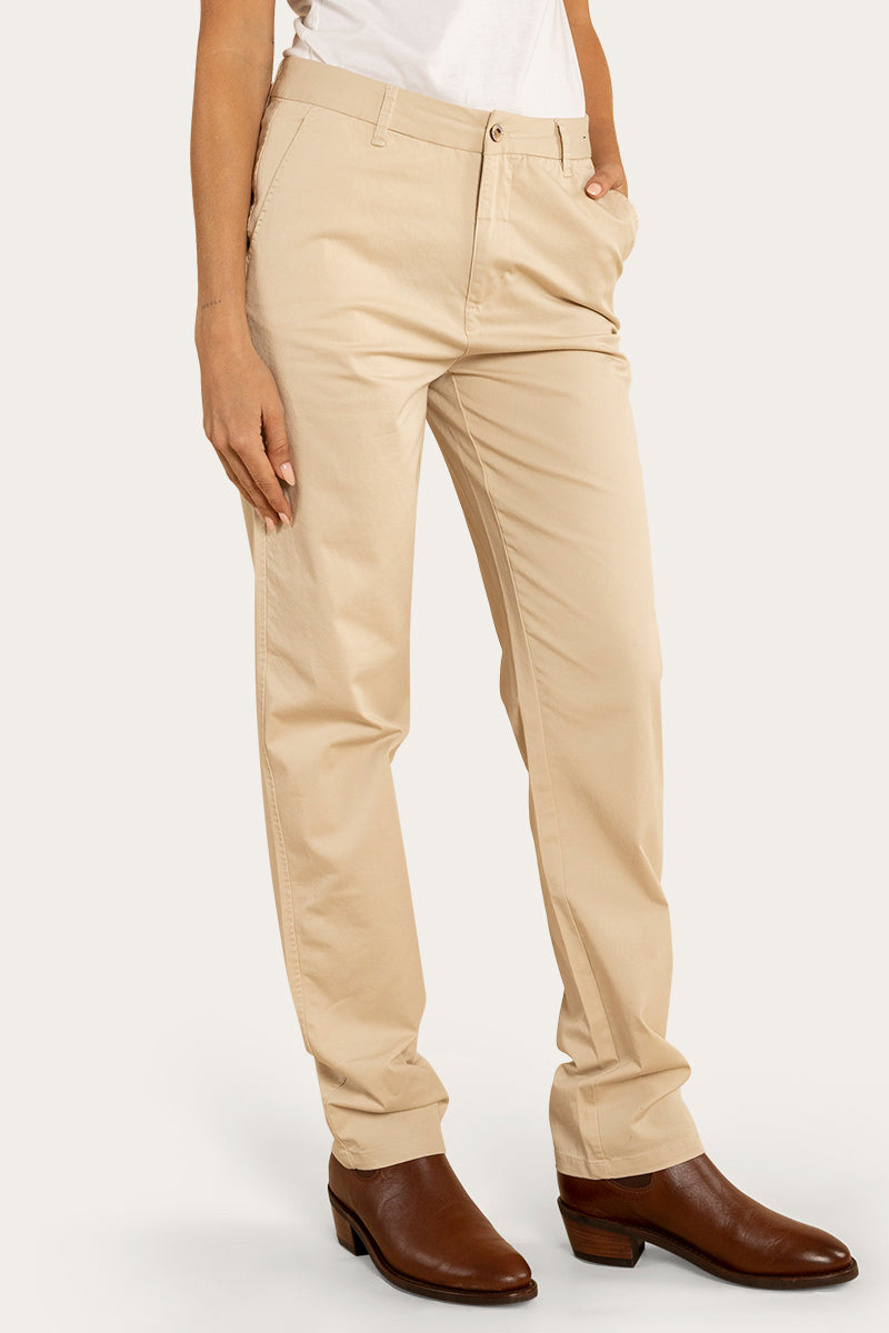 Scottsdale Womens Regular Fit Chino Pant - Bone