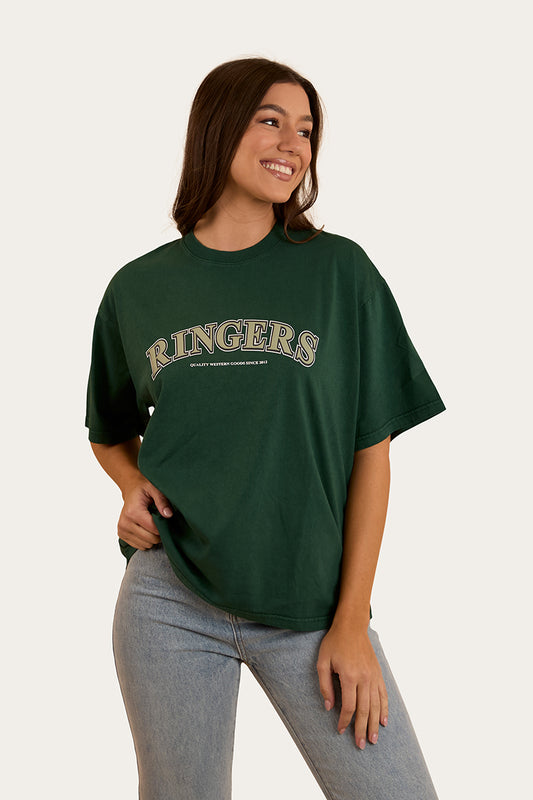 Varsity Womens Oversized T-Shirt - Pine