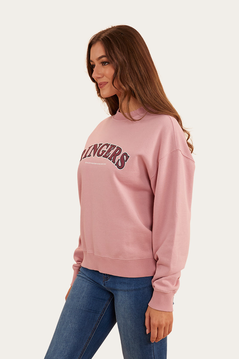 Varsity Womens Crew - Rosey Pink