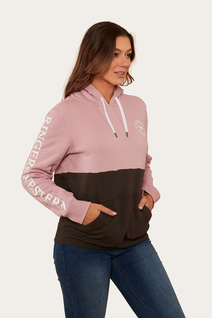 Albany Womens Hoodie - Rosey/Charcoal