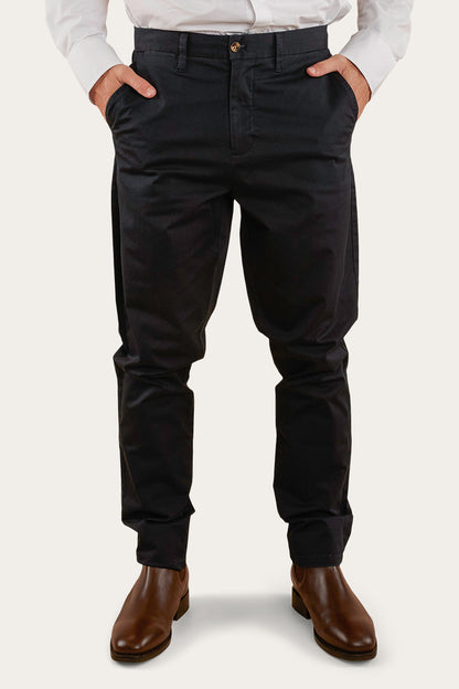 Collins Mens Regular Fit Chino Pant - Dark Navy