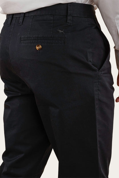 Collins Mens Regular Fit Chino Pant - Dark Navy