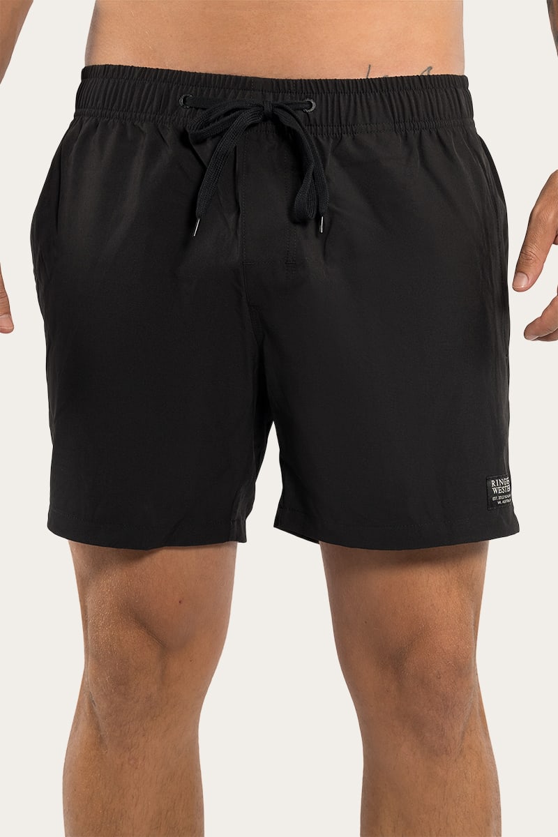 AVOCA Mens Swim Short - Black