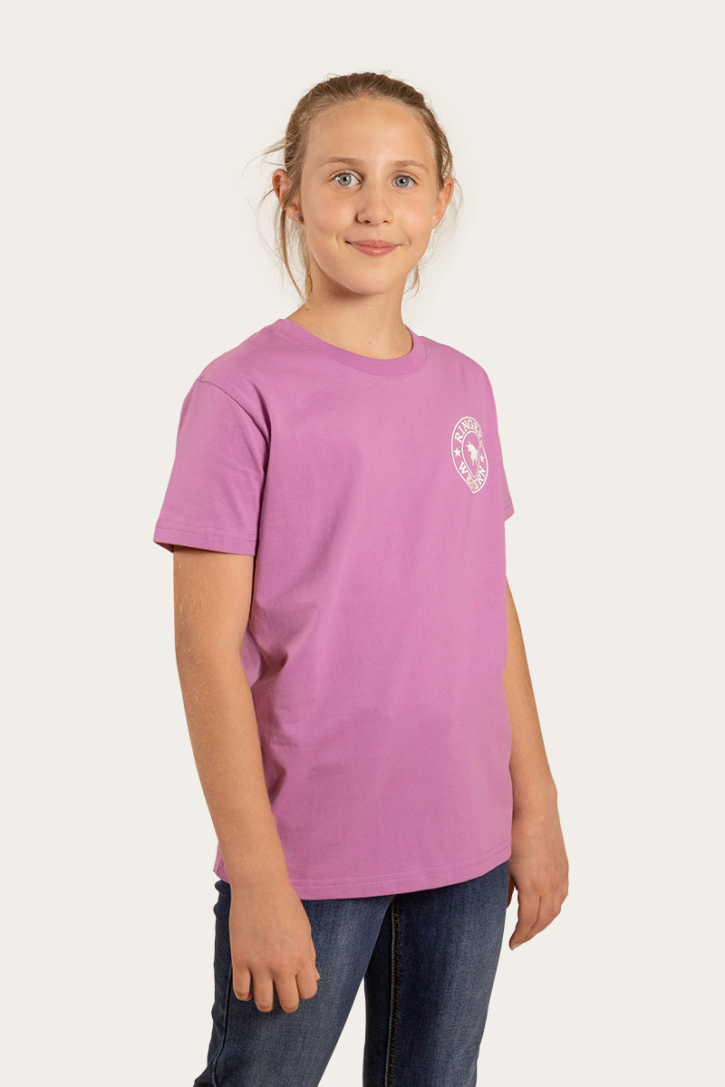 Signature Bull Kids Classic Fit T-Shirt - Lilac/White