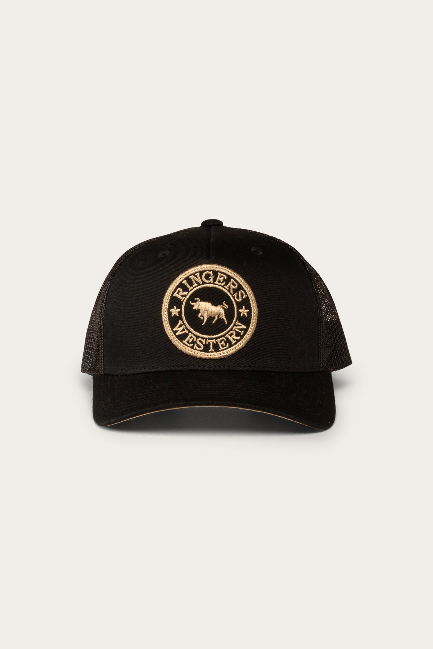 Signature Bull Kids Trucker Cap - Black/Gold