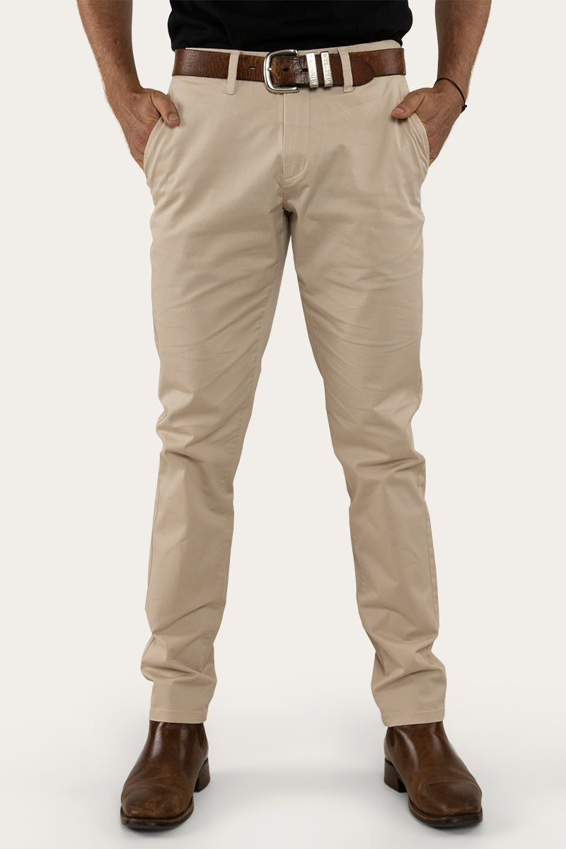 Parsons Mens Slim Fit Chino Pant - Bone