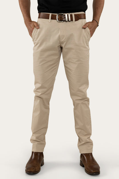 Parsons Mens Slim Fit Chino Pant - Bone