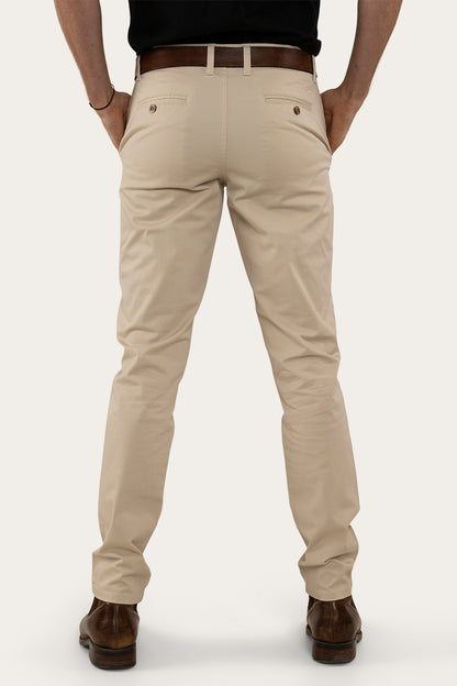 Parsons Mens Slim Fit Chino Pant - Bone