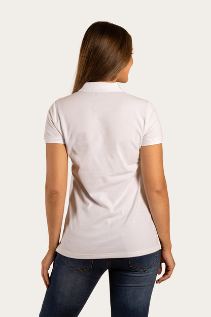 Essential Womens Polo - White