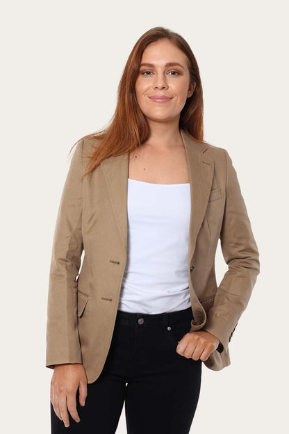 Amelia Womens Blazer - Clay