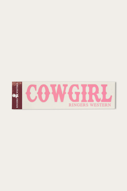 Cowgirl Die Cut Sticker - Melon