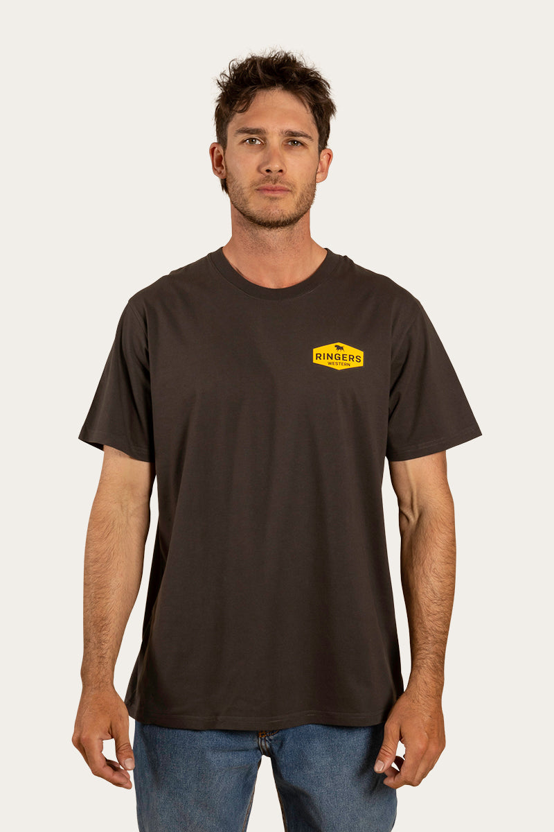 Servo Mens Loose Fit T-Shirt - Charcoal