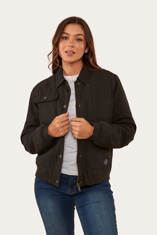 Mulgrave Womens Jacket - Washed Black