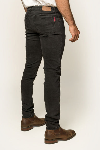 Austin Mens Slim Fit Jeans - Black