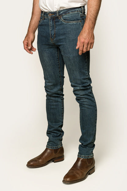 Austin Mens Slim Fit Jeans - True Blue